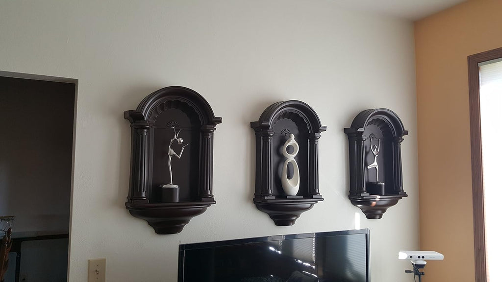 White ABS Plastic Wall Niche G651389