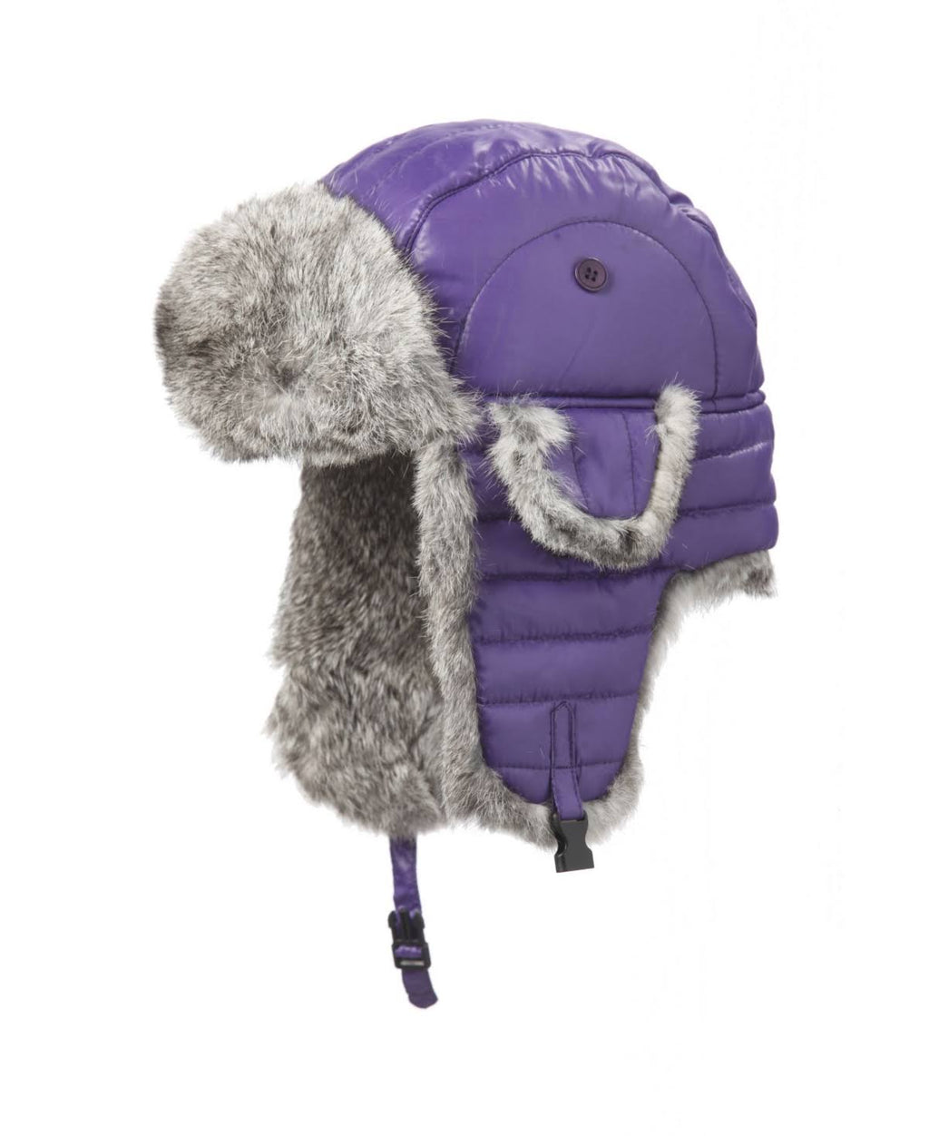 Nylon Shell Rabbit-Trimmed Aviator Hat G40571