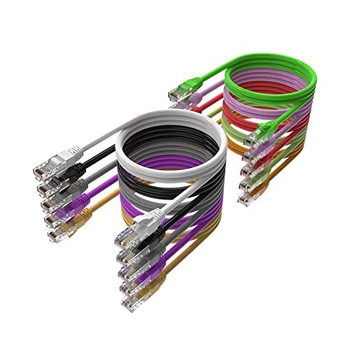 Cat6 Ethernet Cable 1.5 Ft 3 Pack D877782