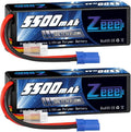 3S Lipo Battery 5500mAh 11.1V 120C Hard Case with EC5 Connector 2 Pack B14853