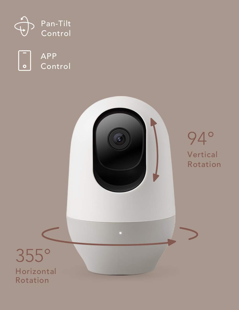 Indoor 1080P WiFi Security Camera Two Pack F9167