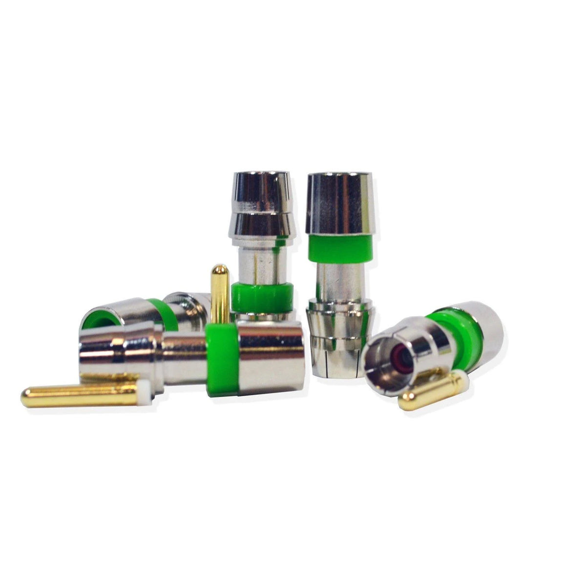 RG59 RCA Compression Connector Adapter 100/Pack R109