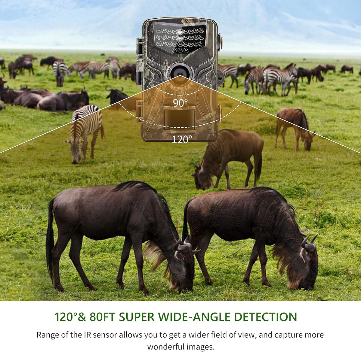 2.7K 36MP Trail Camera with Night Vision Waterproof N93602