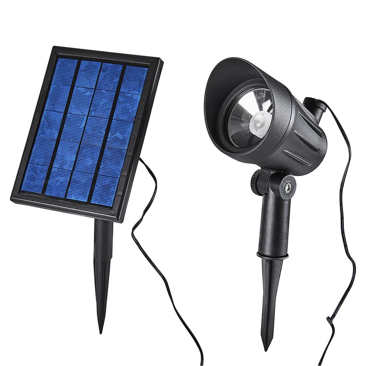 75 Lumen 13 in. Solar LED Glass Spot Light L34490