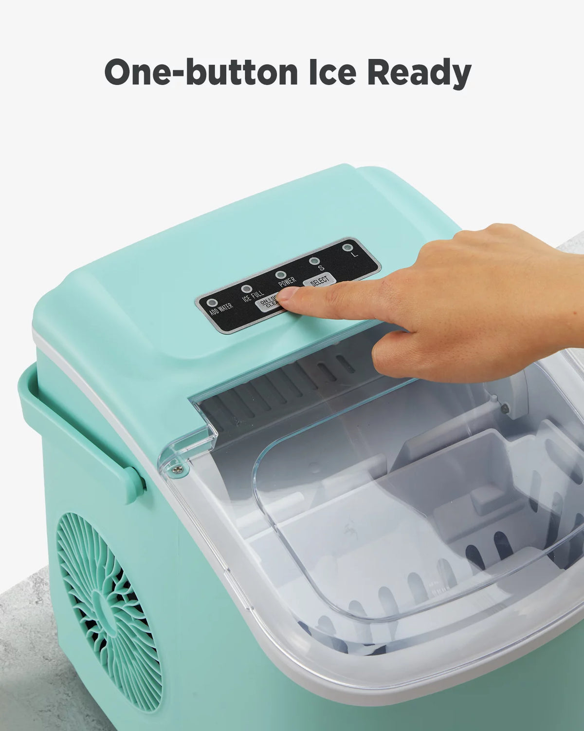 Countertop Ice Maker with Ice Scoop and Basket B5259