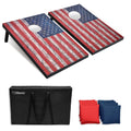 American Flag Cornhole Set with 8 Bean Bags T89188