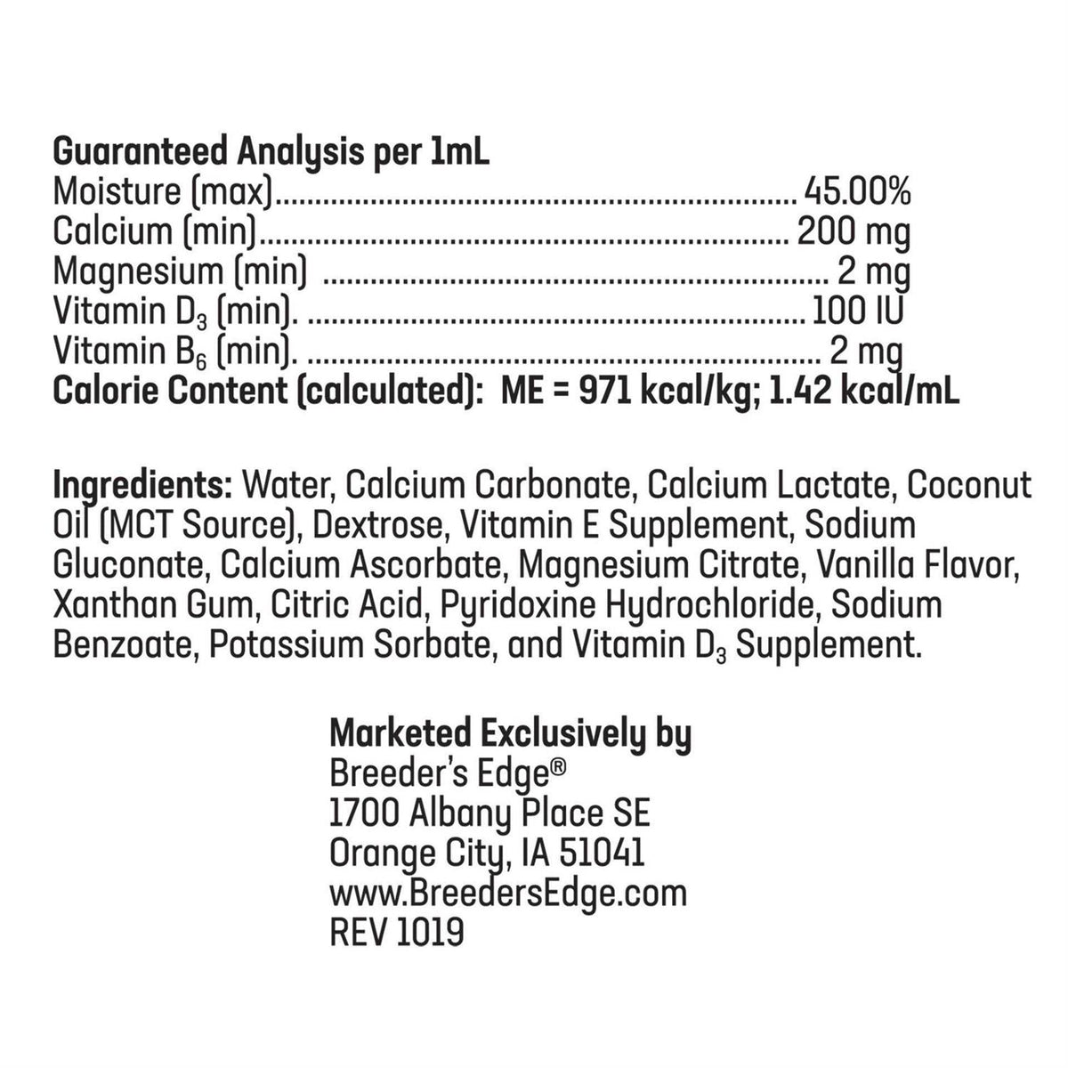 Oral Calcium Supplement N86188