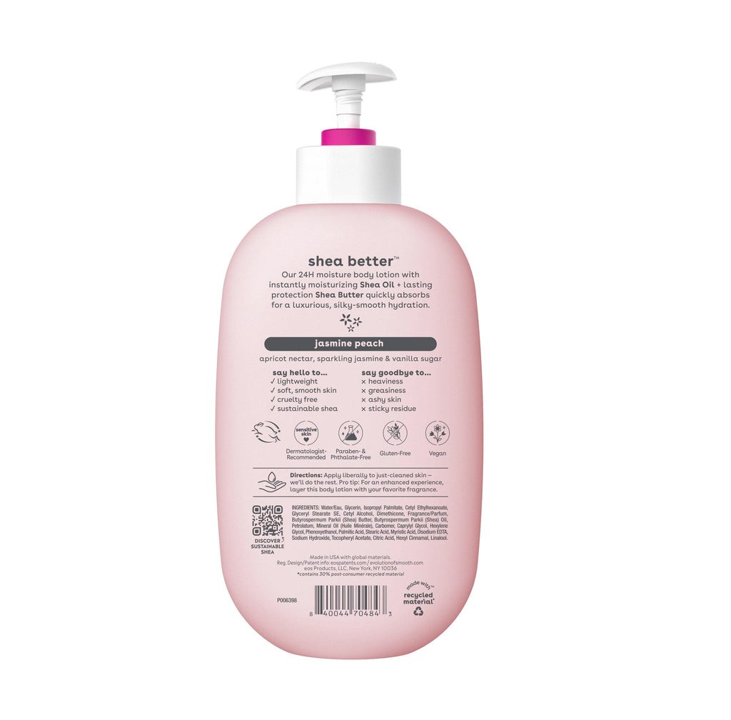 Shea Body Lotion Jasmine Peach 16 fl oz J394986