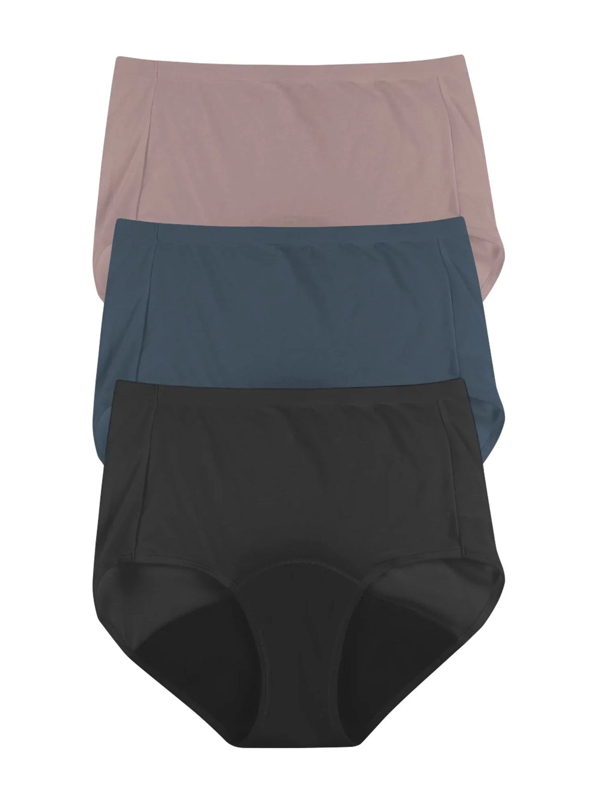 Plus Size Light Period Underwear 3-Pack Brief Y319