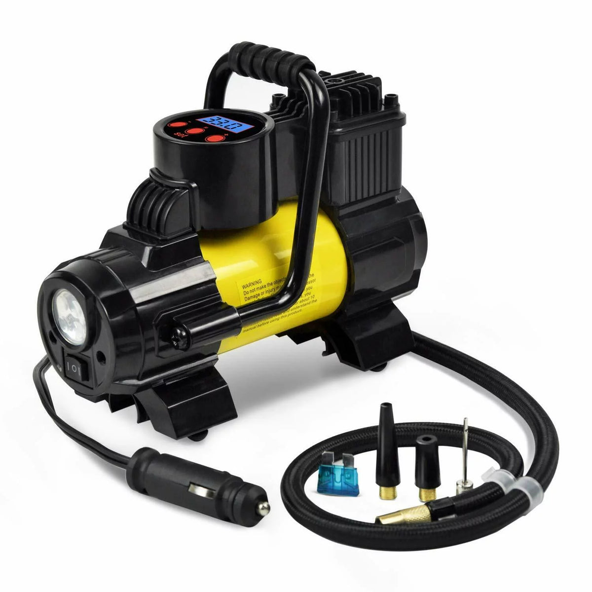 Heavy Duty Portable 12V Car Tire Inflator Pump Air Compressor 150 PSI E649