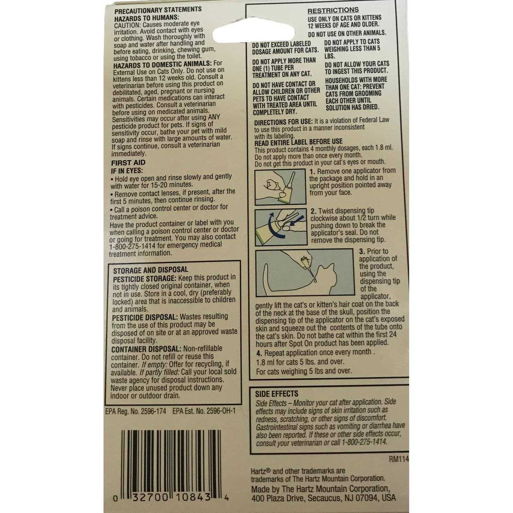 Flea & Tick Prevention For Cats M20464