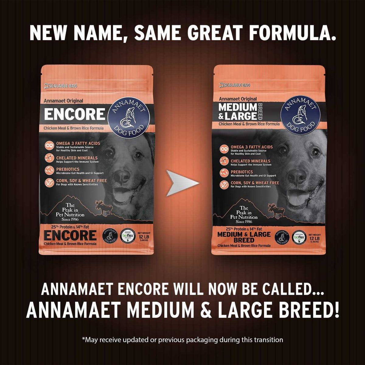 Medium & Large Breed Dry Dog Food F68458