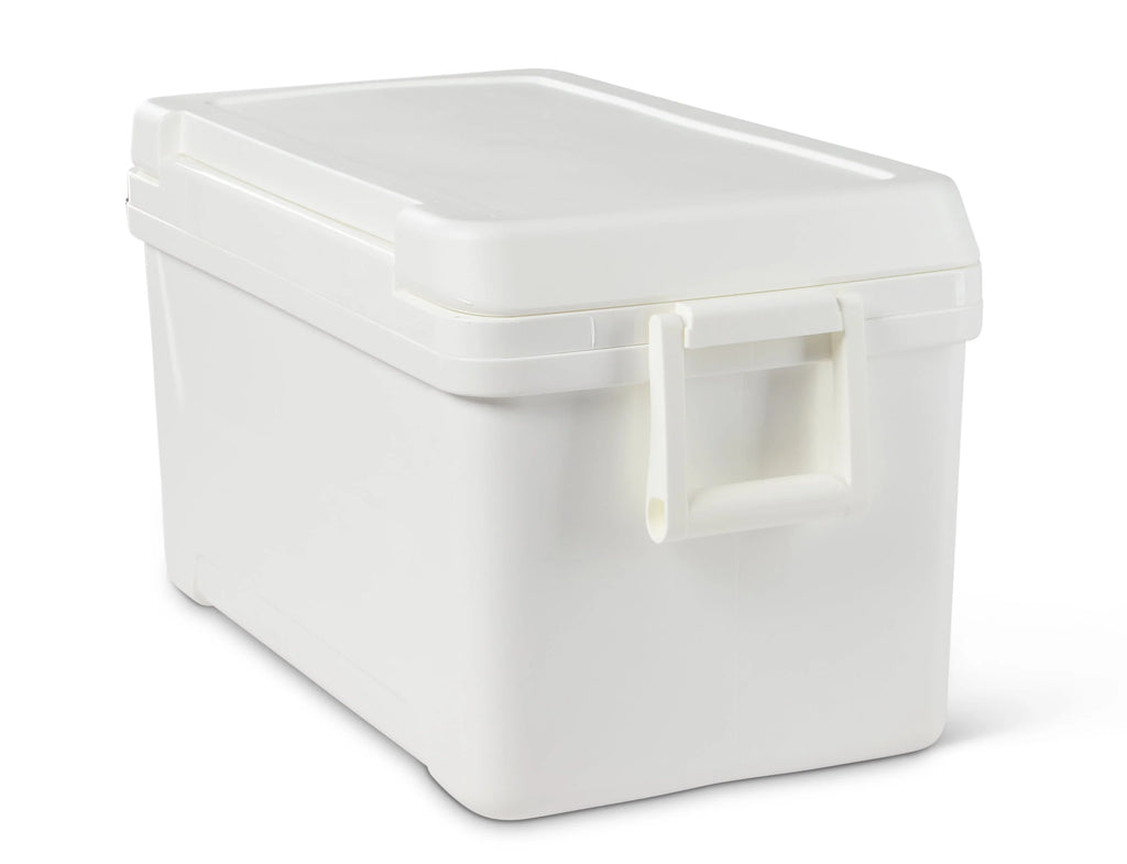 48 QT White Hard Sided Ice Chest Cooler Z2803