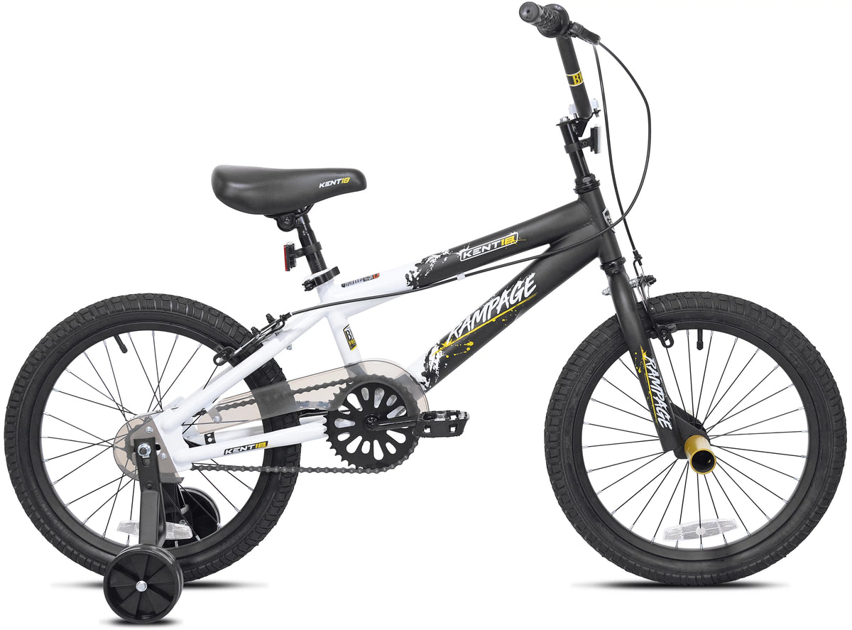 18 in. Gold and Black BMX Bicycle R90128