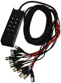 8-Channel XLR Snake Cable, 25-Feet A199