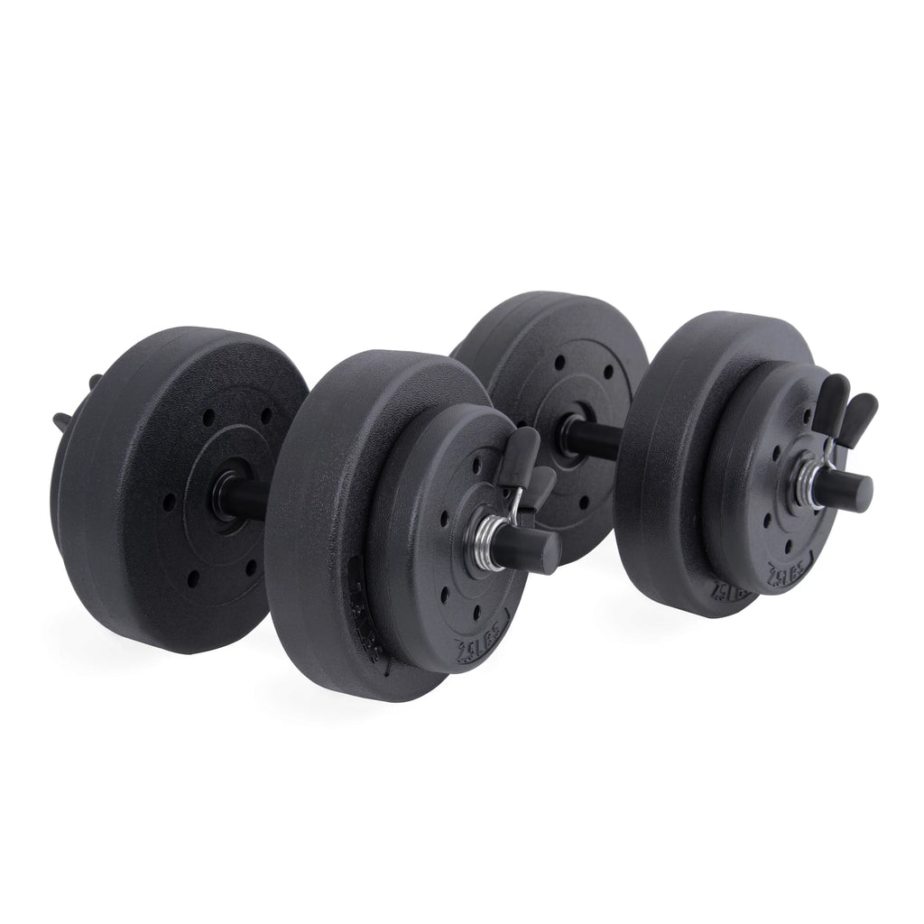 40lb Adjustable Vinyl Dumbbell Set L730
