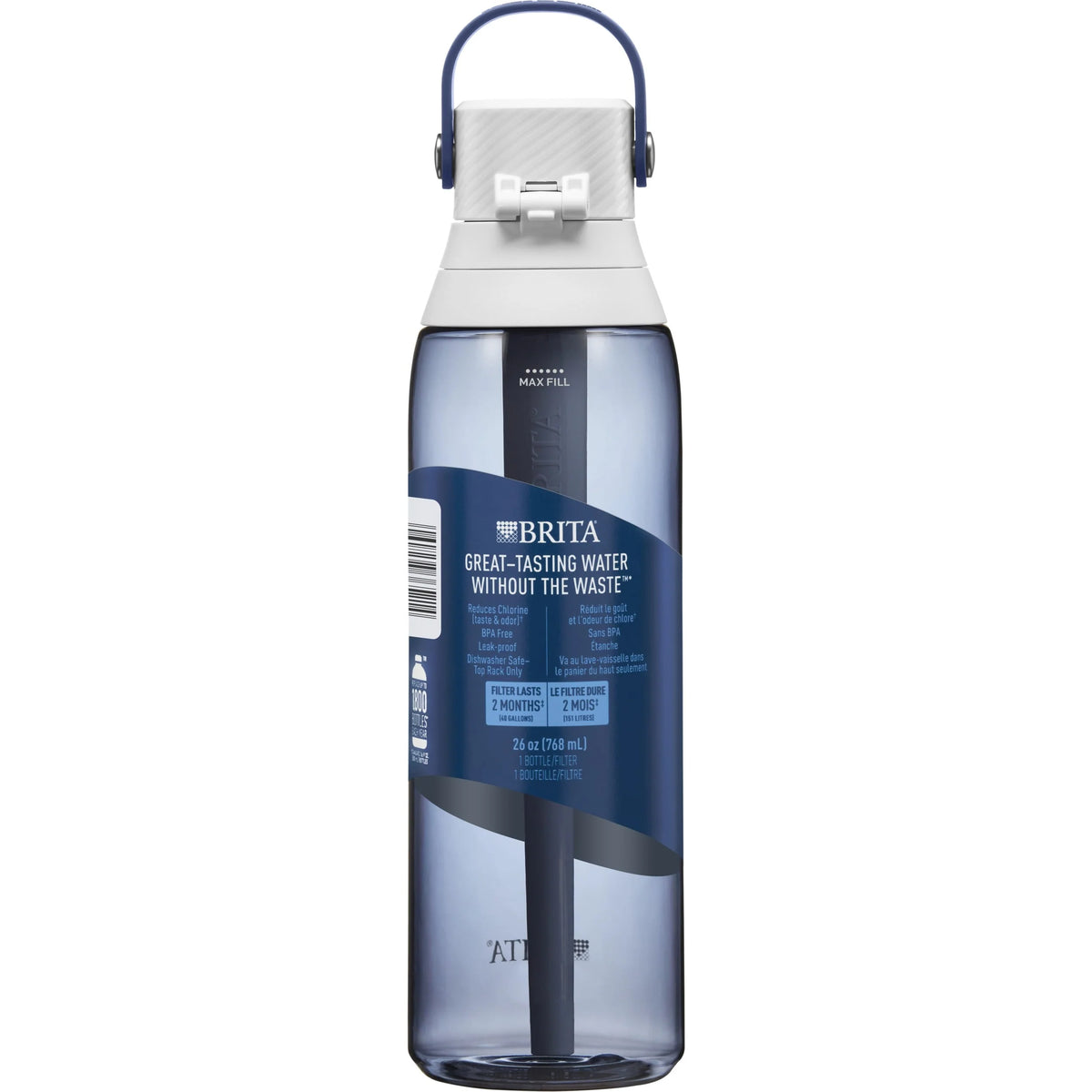26oz Leak Proof Filtered Water Bottle with Straw C268