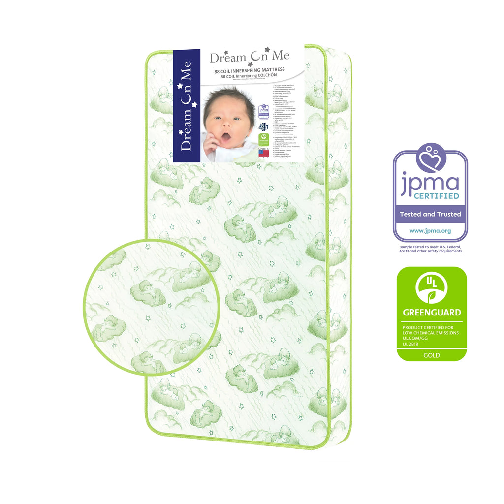 5 88 Coil Crib & Toddler Mattress O829
