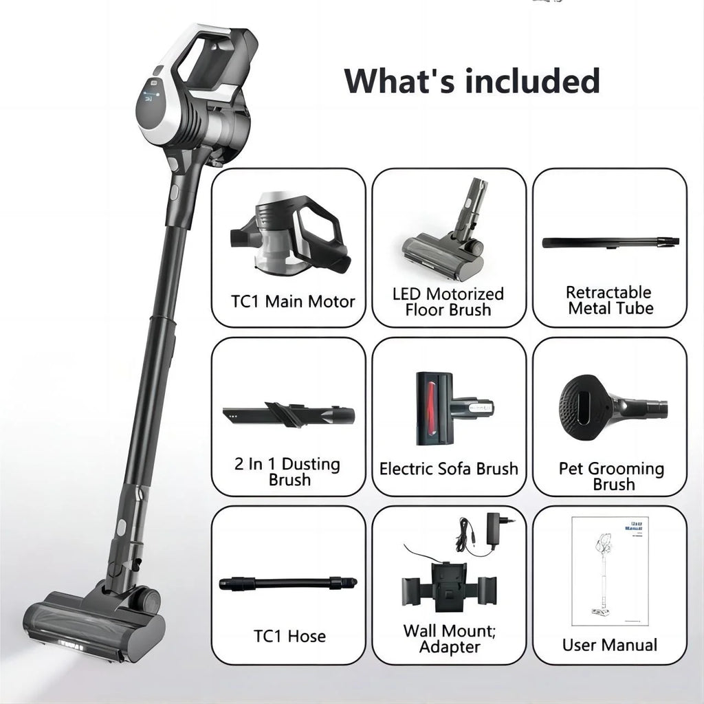 Cordless Stick Vacuum 4-in-1 Lightweight Pet Vacuum Cleaner A709999
