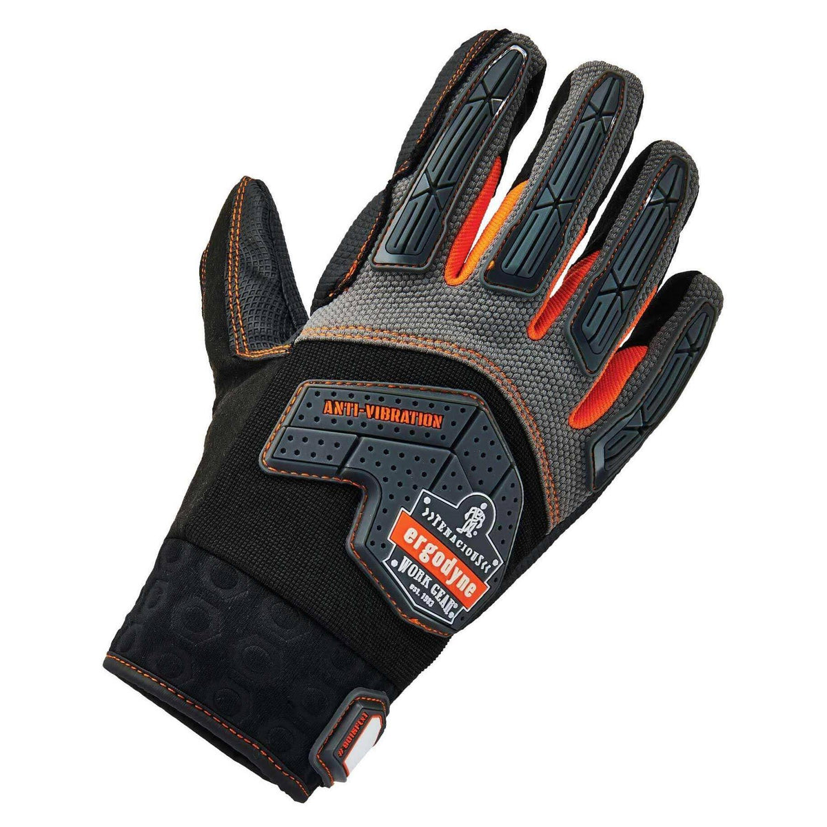 Black XL Anti-Vibration Gloves O8844