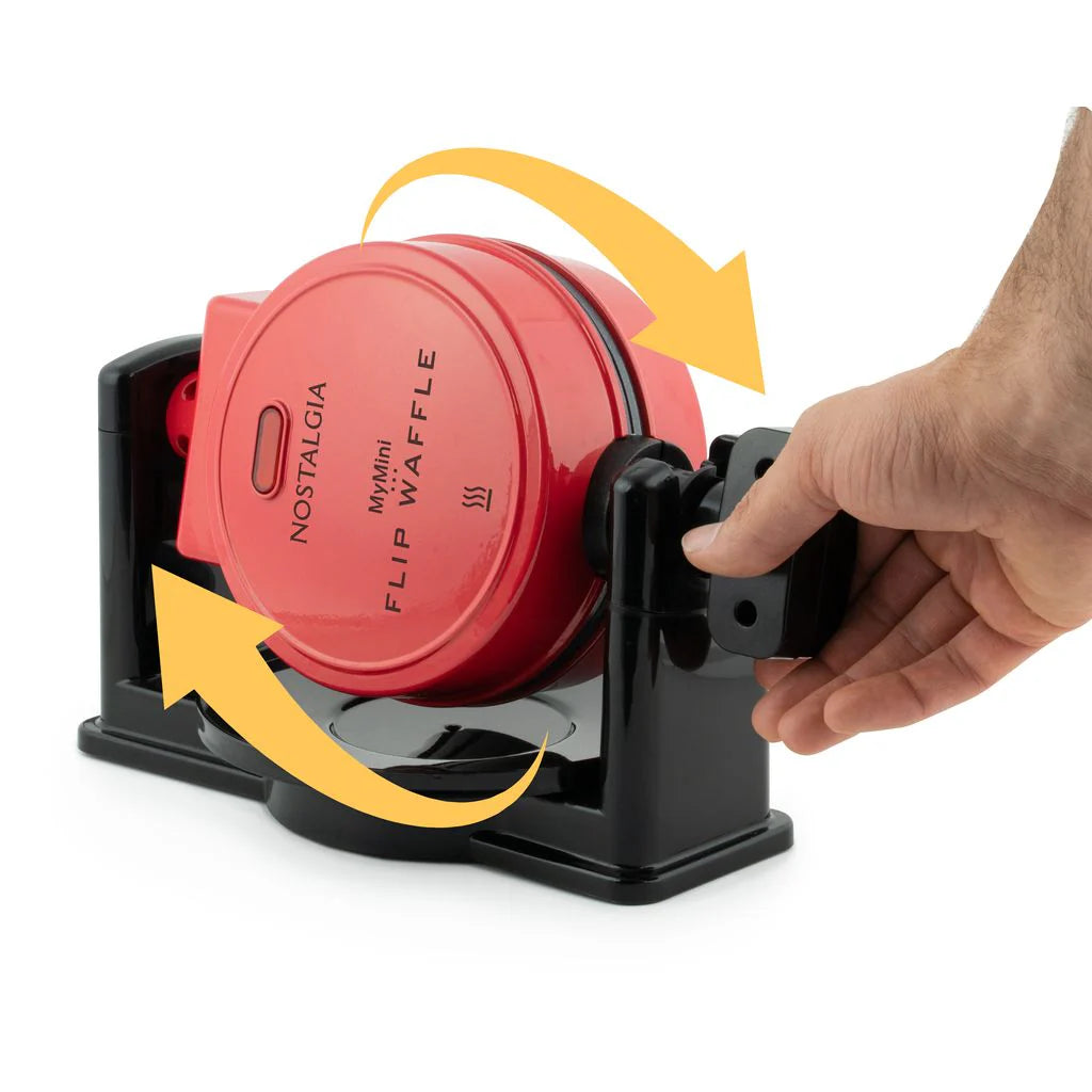 Red Flip Belgian Waffle Maker R7990