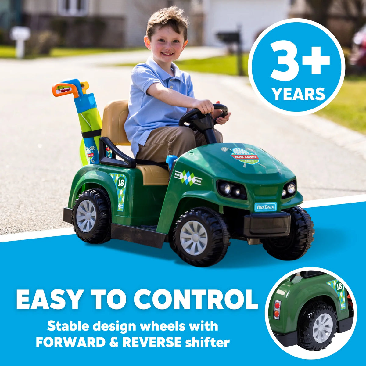 6V Ride On Golf Cart for Toddlers Z6934