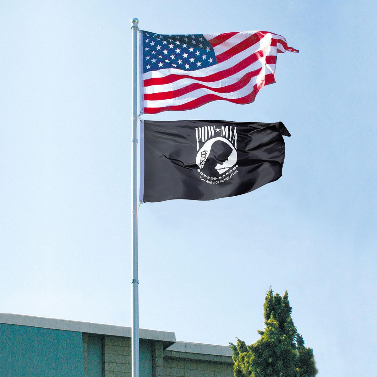 20 ft. Telescoping Flag Pole Kit Y599866