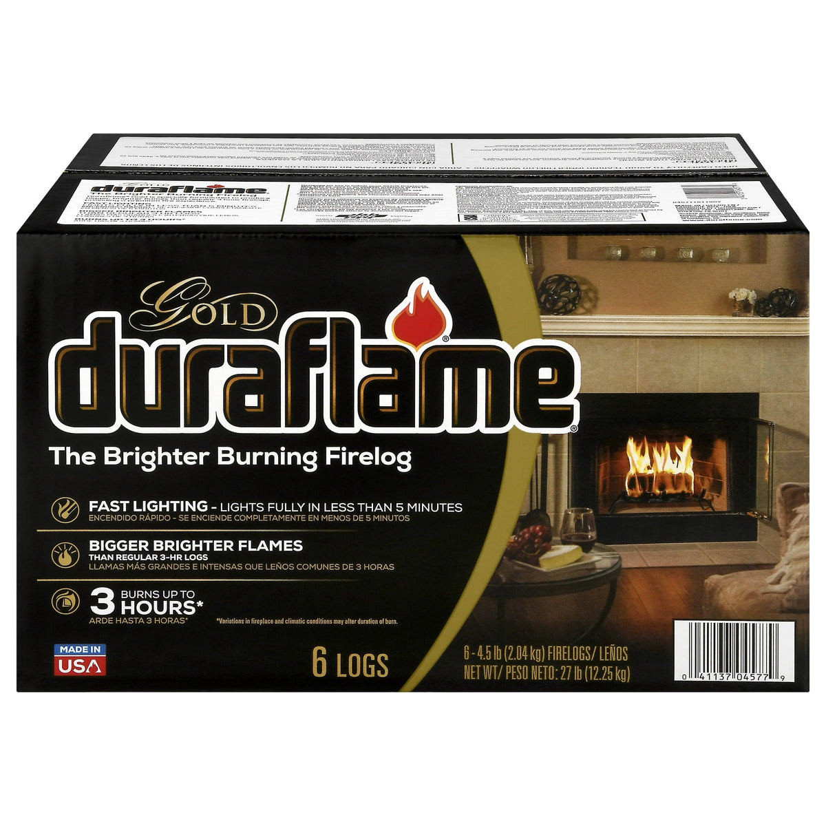 4.5 lb Firelogs 6-Pack P5399