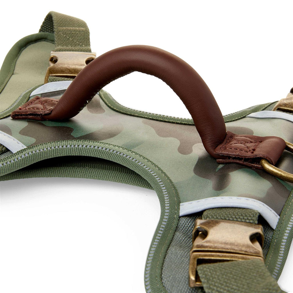 Reflective Camo Dog Harness T385