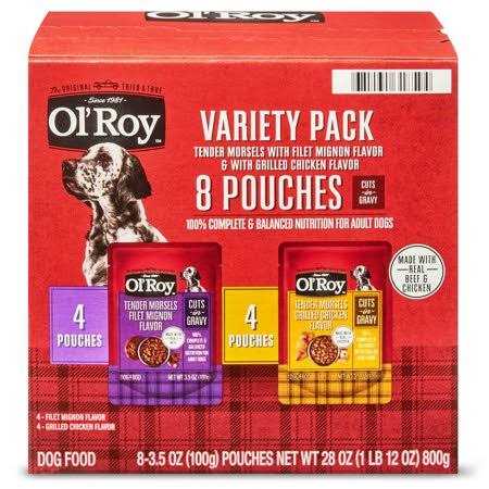 Cuts in Gravy Wet Dog Food Variety Pack B414607