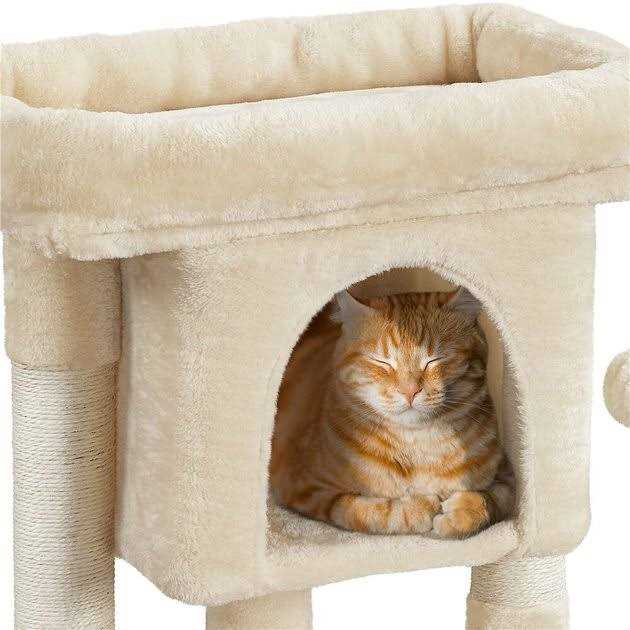 23.5-in Plush Cat Tree & Condo X285998