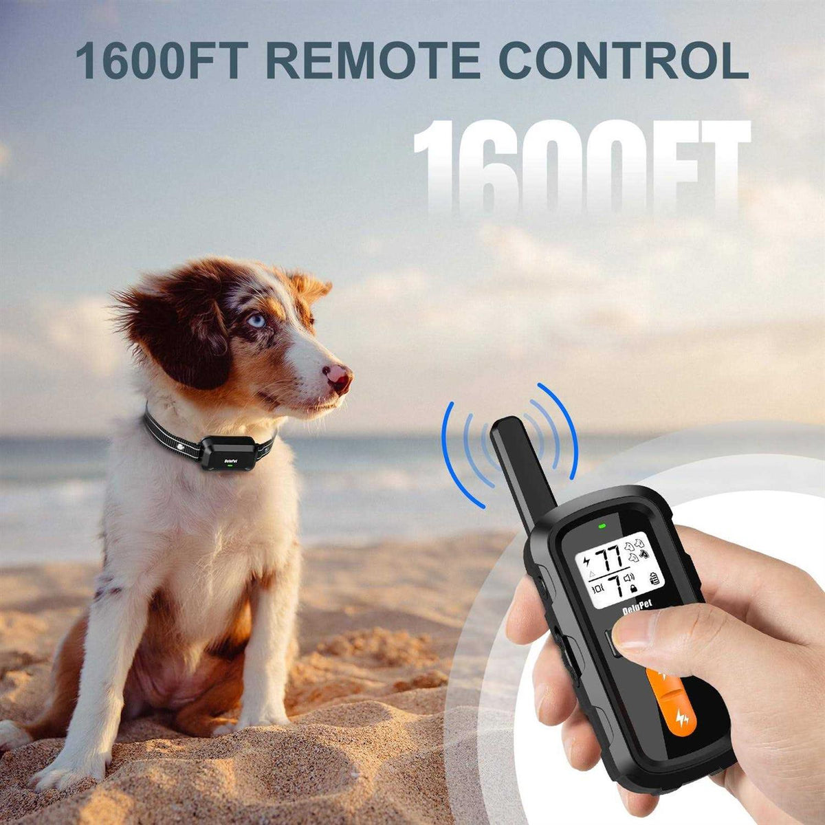 Dog Training Collar with Remote 1600FT Waterproof G144