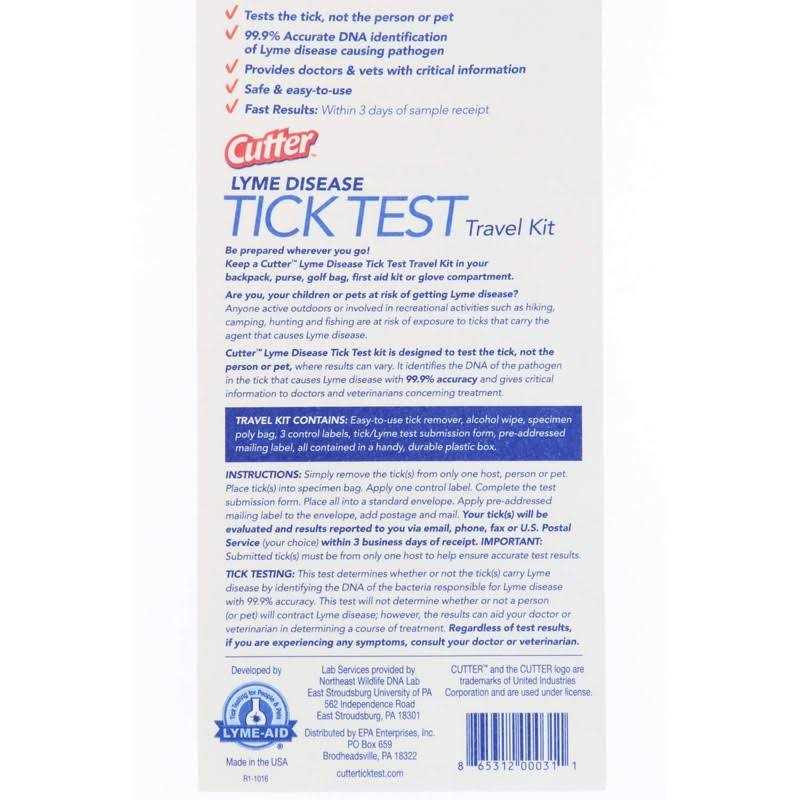 Lyme Disease Tick Test M822