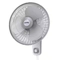 16 in. 3 Speed Oscillating Wall Mount Fan with Adjustable Head in Gray Z98414
