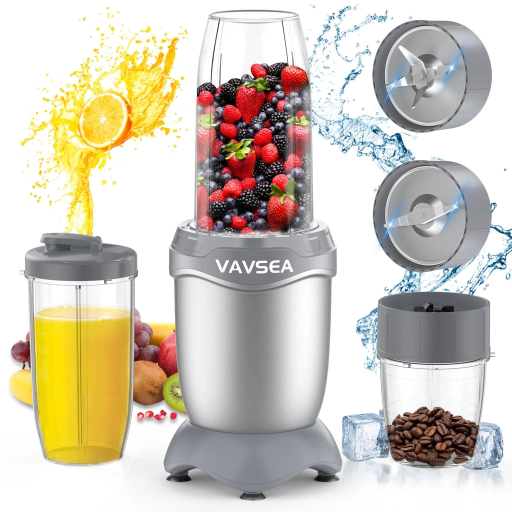 3-in-1 Smoothies Blender, 11 Pcs Countertop Blender, BPA Free N94645