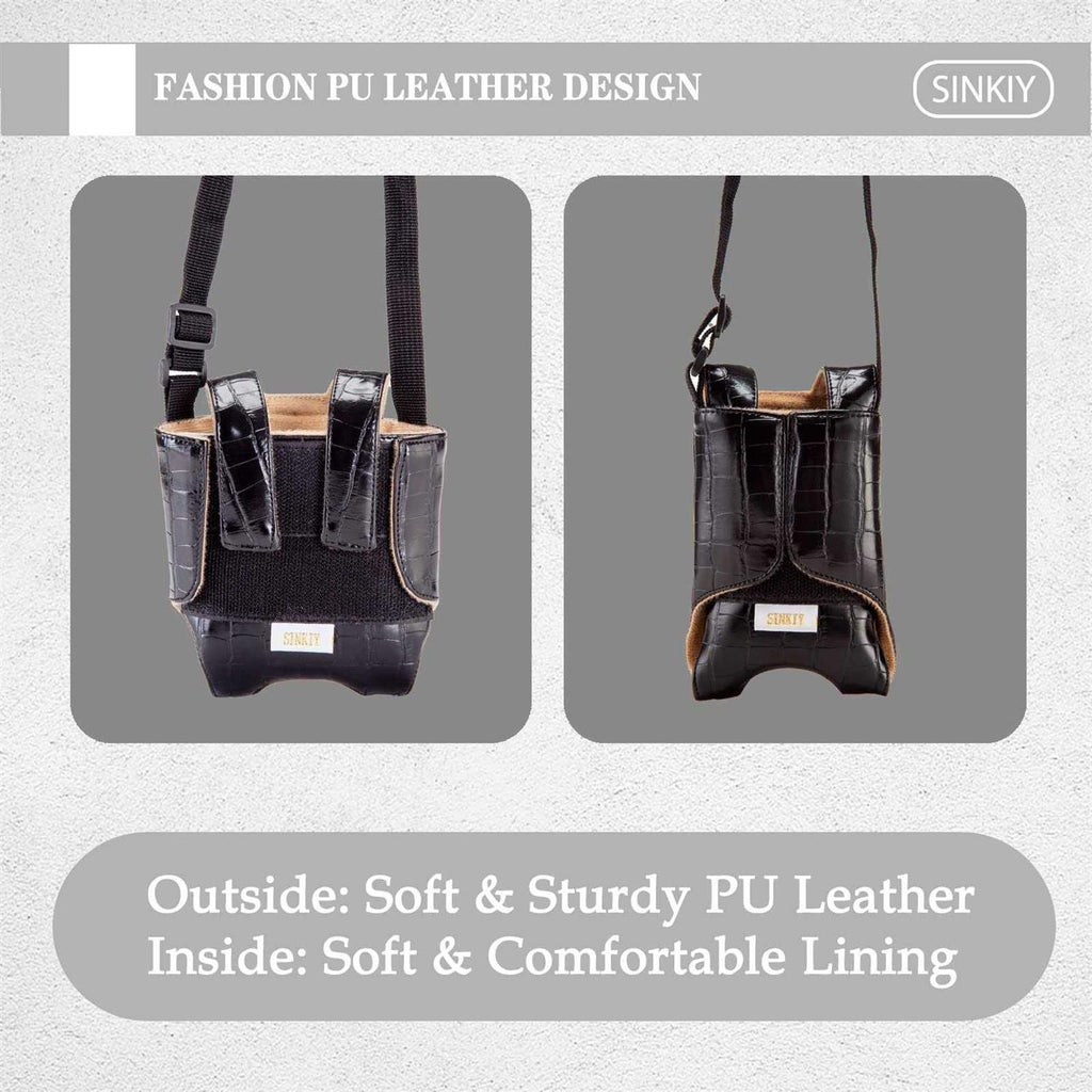 Bearded Dragon Sling Carrier Leather Reptile Pouch R176