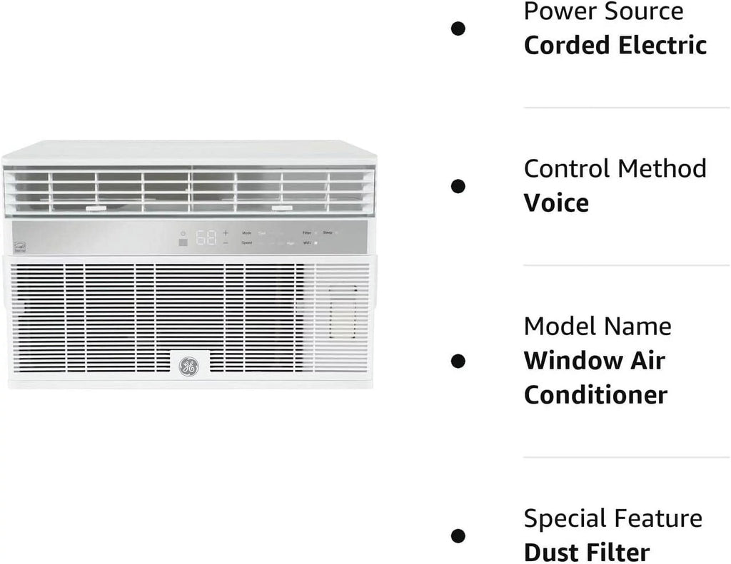 8000 BTU White Smart Window Air Conditioner D43051