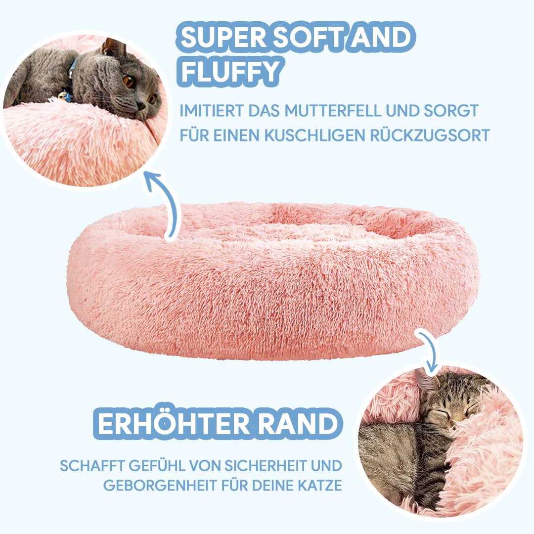 Grey Anti Anxiety Cat Bed S43923