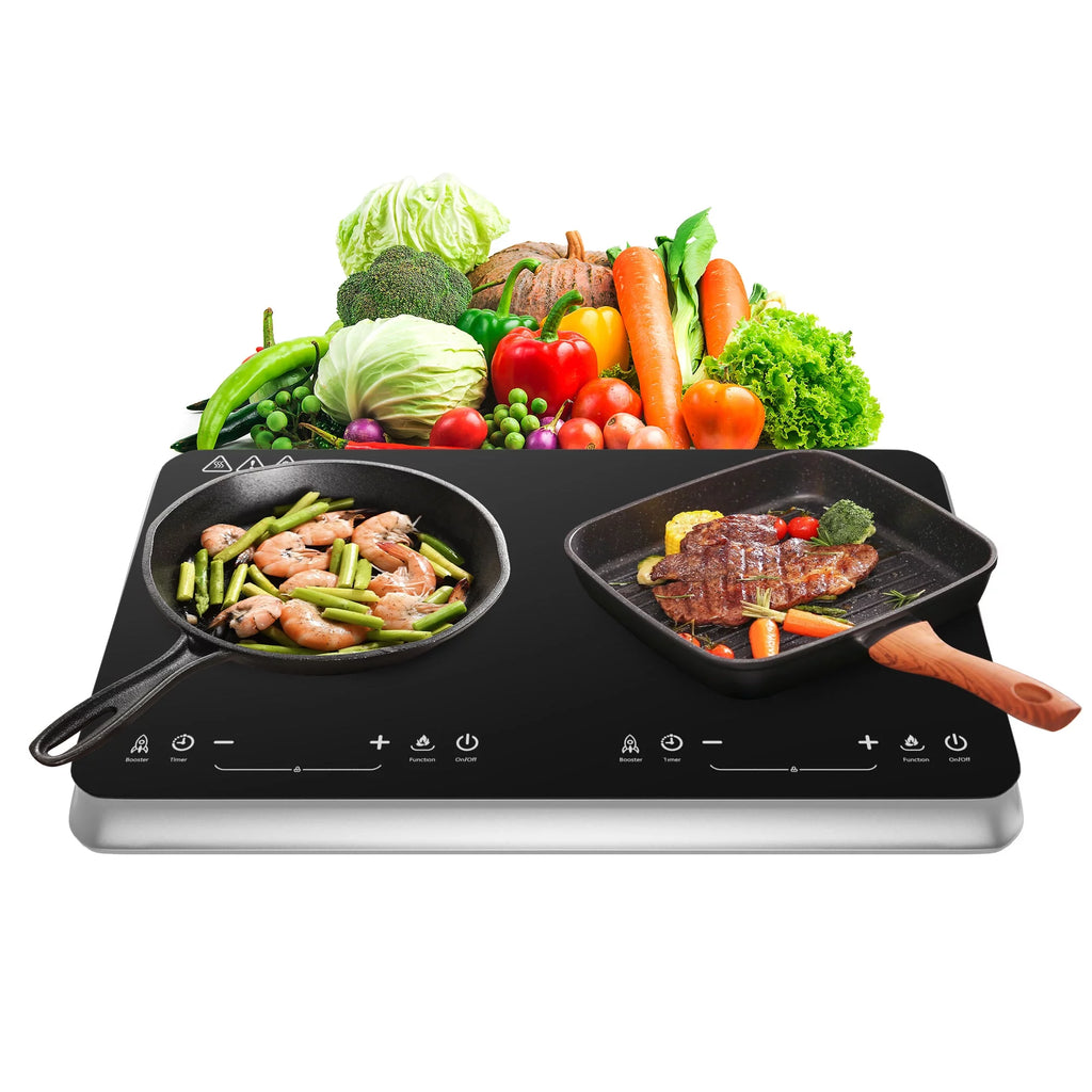 1800W Double Burner Electric Induction Cooktop Q706