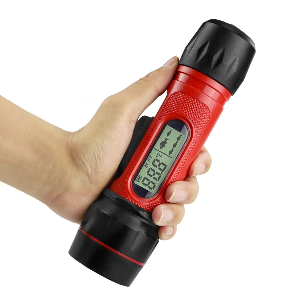 Sonar Ice Fishing Fishfinder with 0.8-90m Detection Depth R729