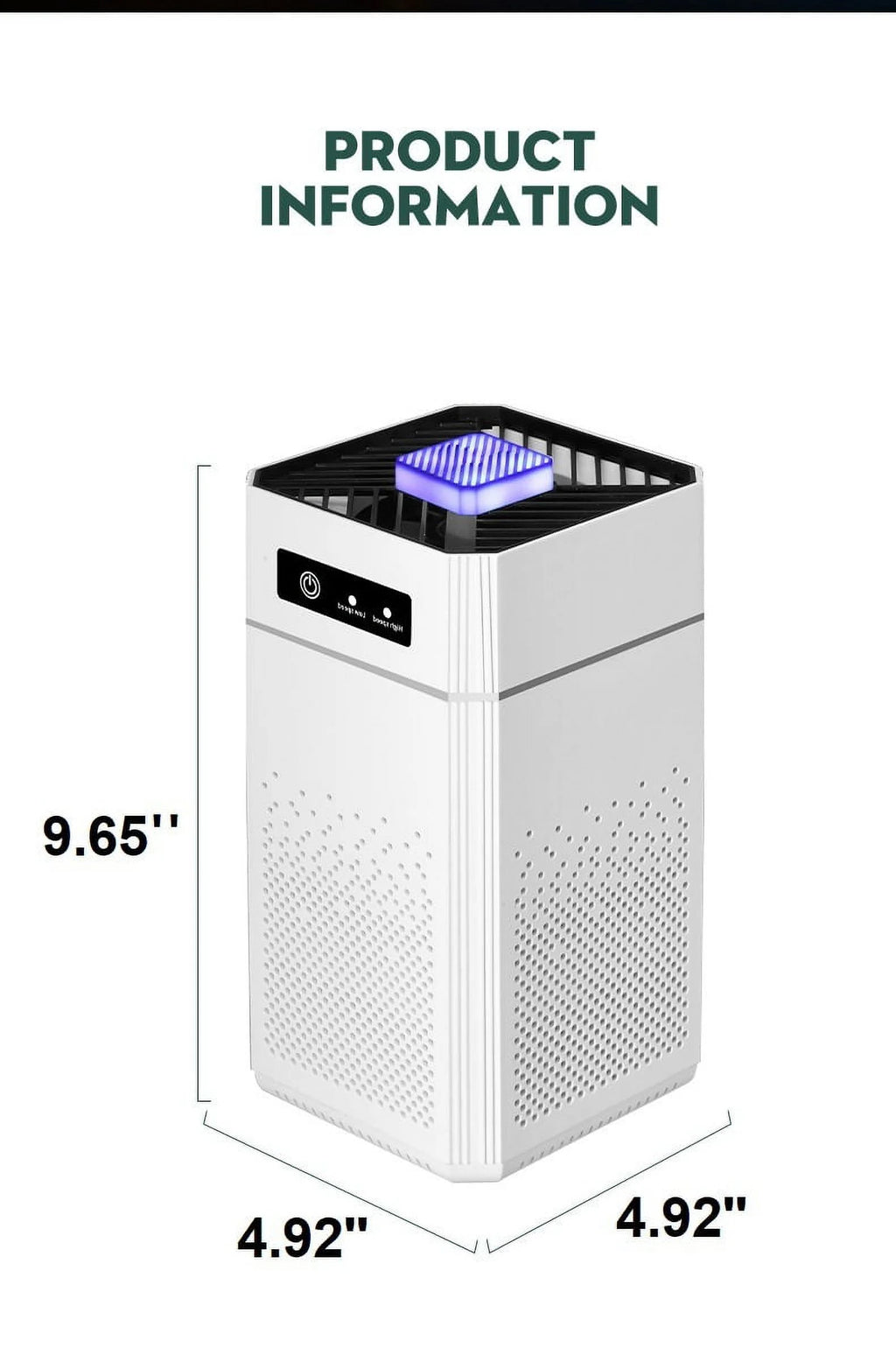 White Air Purifier for Large Room J154660