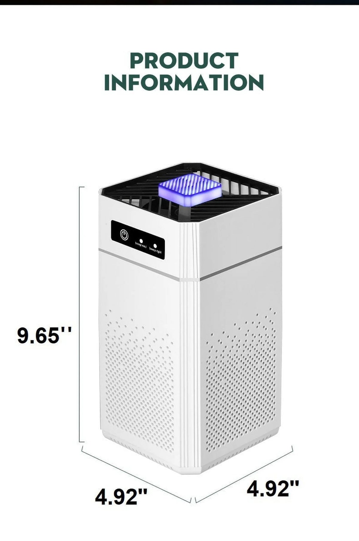 White Air Purifier for Large Room J154660