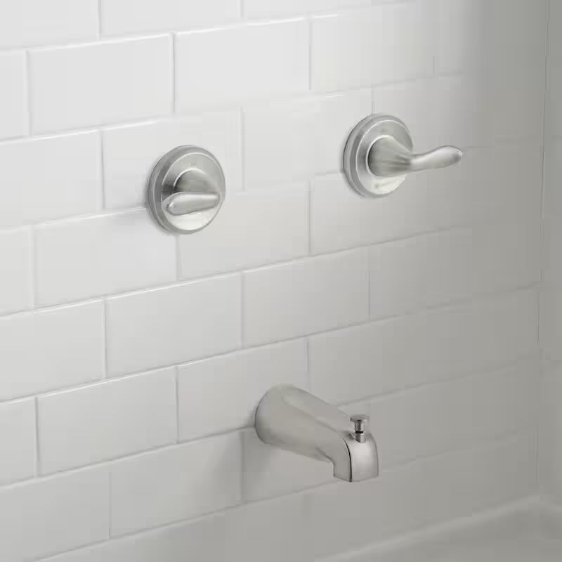 2-Handle 1-Spray Tub and Shower Faucet 1.8 GPM Brushed Nickel S8836