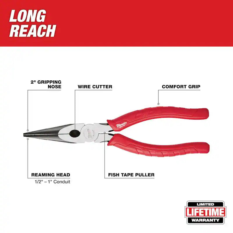 8 in. Long Needle Nose Pliers Z21317
