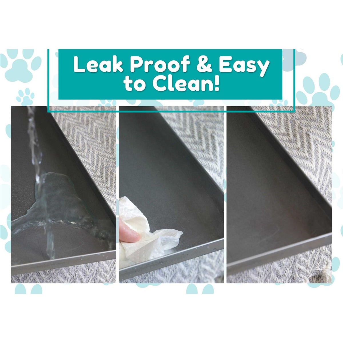 Metal Replacement Tray for Dog Crate Stainless Steel E9516