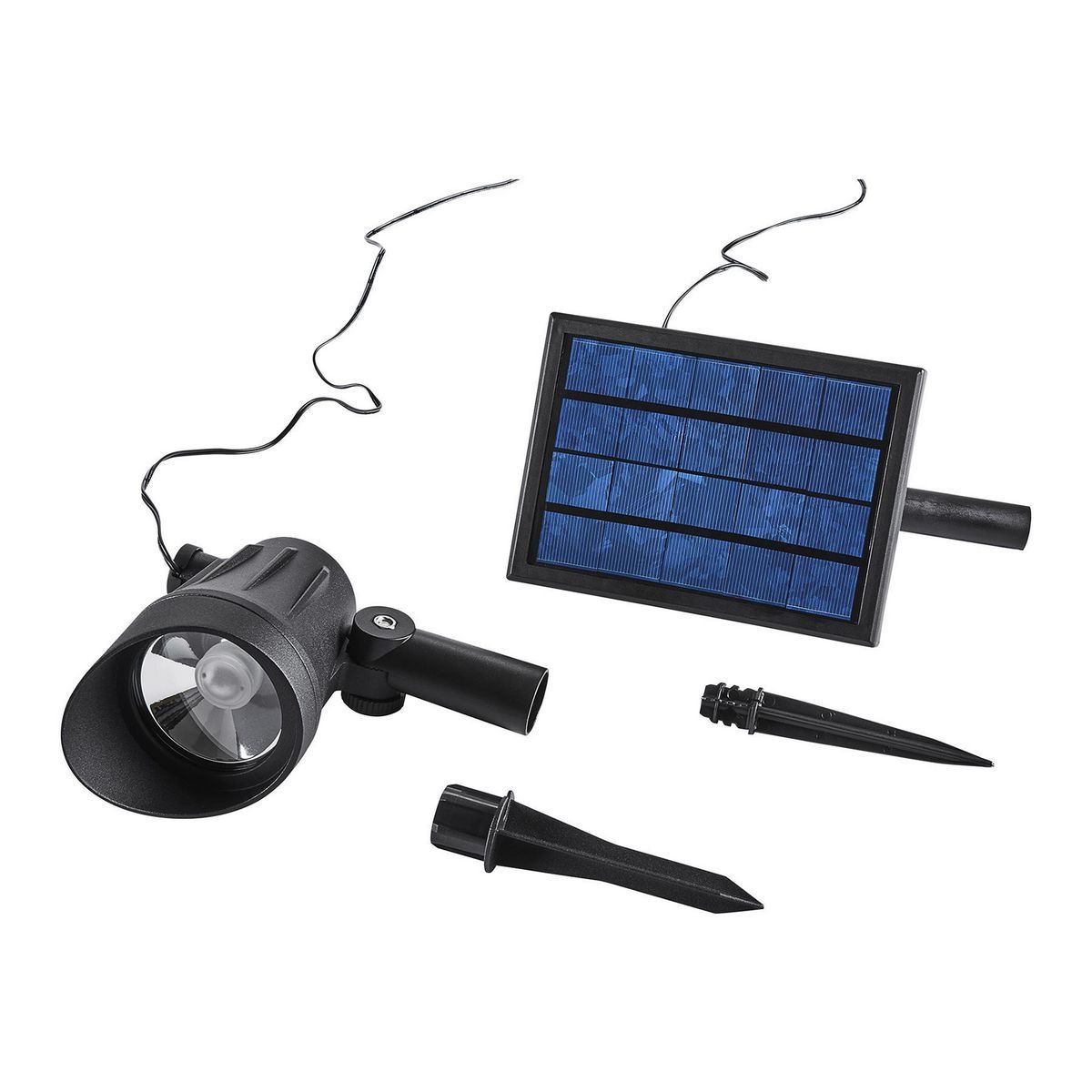 75 Lumen 13 in. Solar LED Glass Spot Light L34490