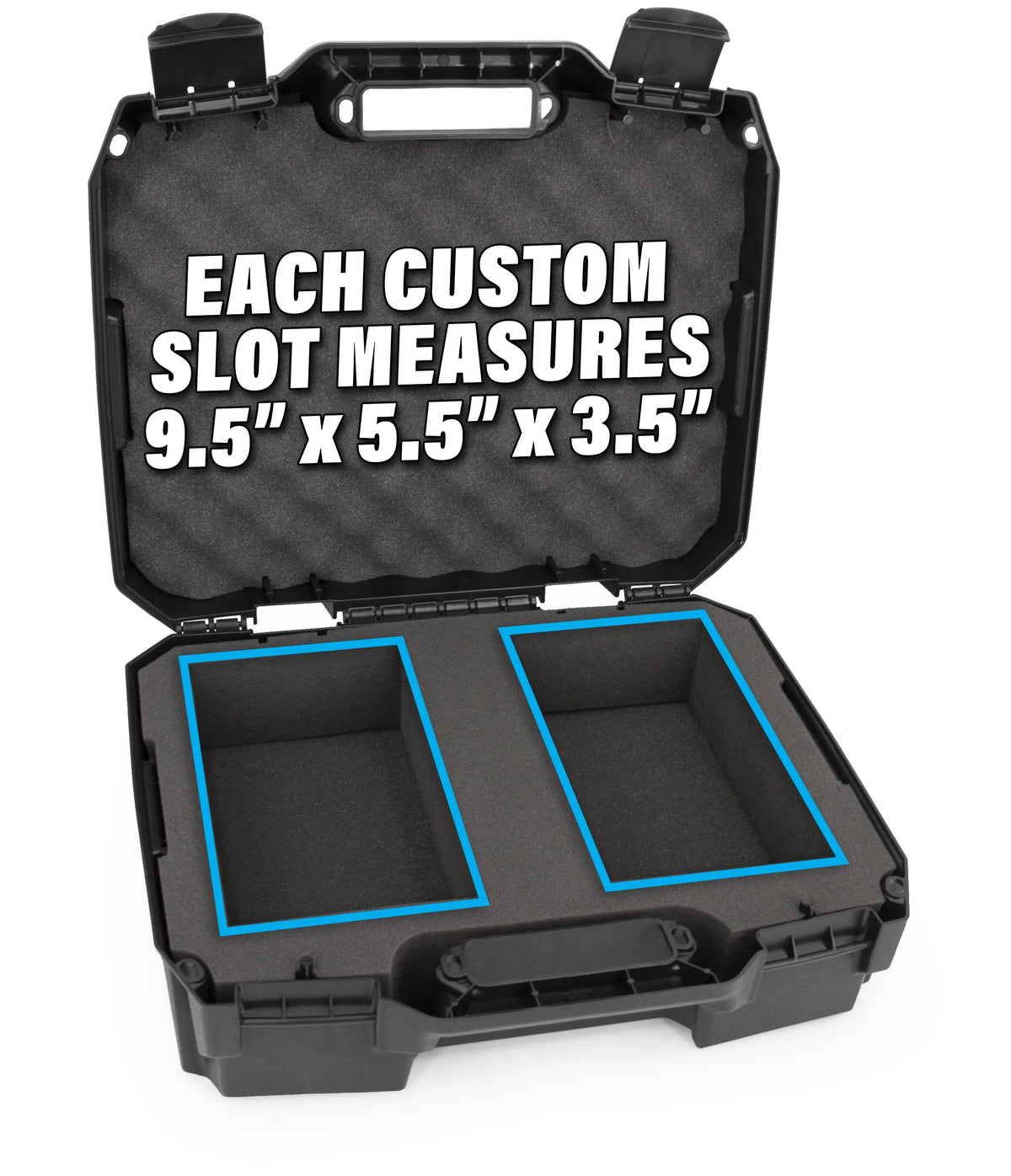 Graded Card Case with 2 Custom Foam Slots D254443