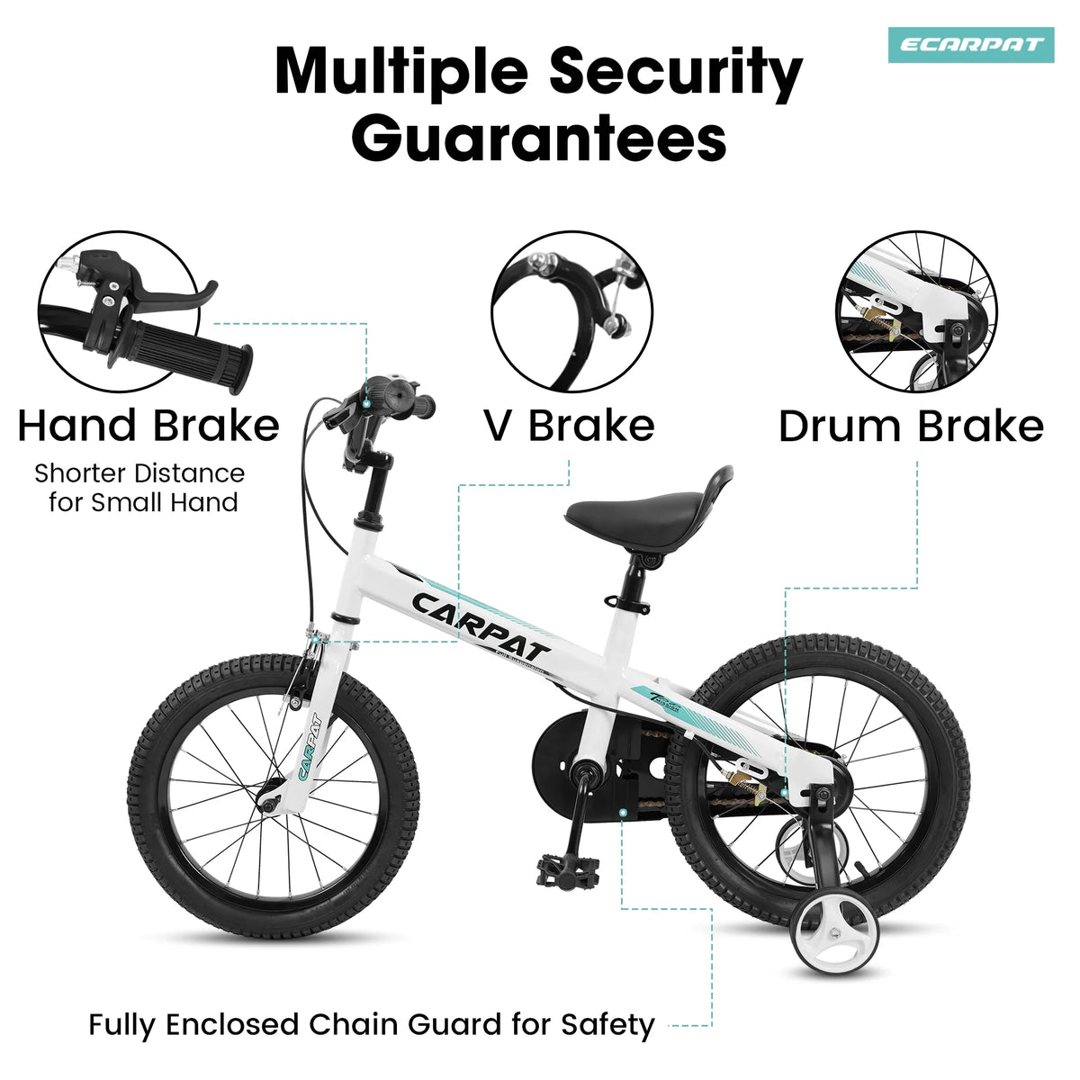 14 16 Inch Toddler Bike with Training Wheels L1388