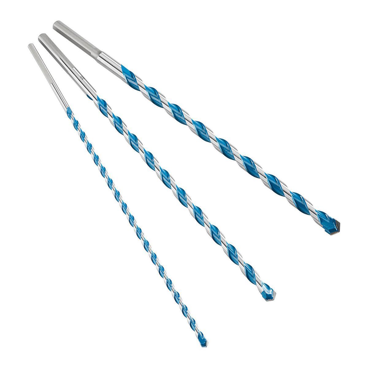 Hammer Drill Masonry Bit Set, 3-Piece F1814