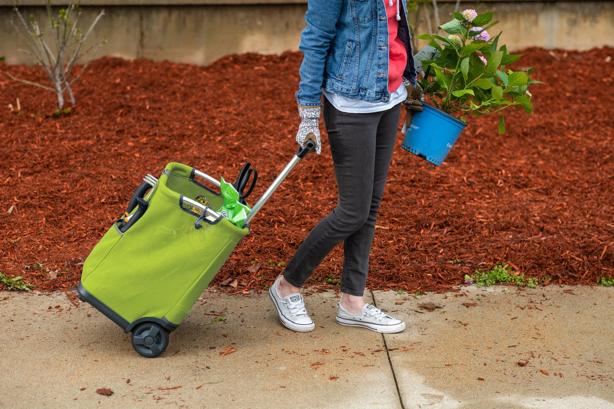 Soft-Sided Folding Cart 50 lbs. Capacity with 4 Flat-Free Wheels D602